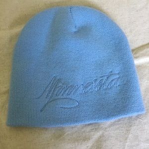 Blue Minnesota beanie